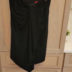 New York & Company Black Asymmetrical Skirt